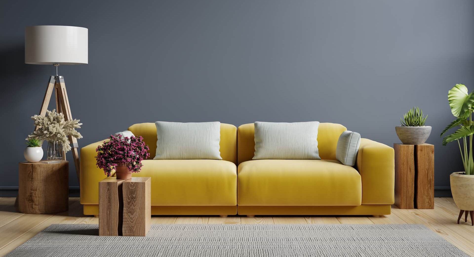 Elegant styled living room